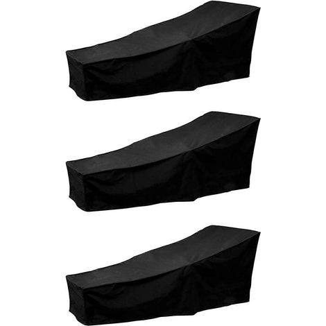 3er-Pack Schutzhülle für Gartenliegen, wasserdichte Schutzhülle für Gartenstühle und Sonnenliegen aus Korbgeflecht, Schutzschicht für Terrassenmöbel (1/5)