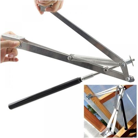 Ouvre-Fenêtres Automatiques pour Serres. Ouverture et Fermeture Automatique de la Serre à Température Contrôlée Kit d'Aération de Toit de Fenêtre de Serre Automatique à Deux Ressorts (1/4)