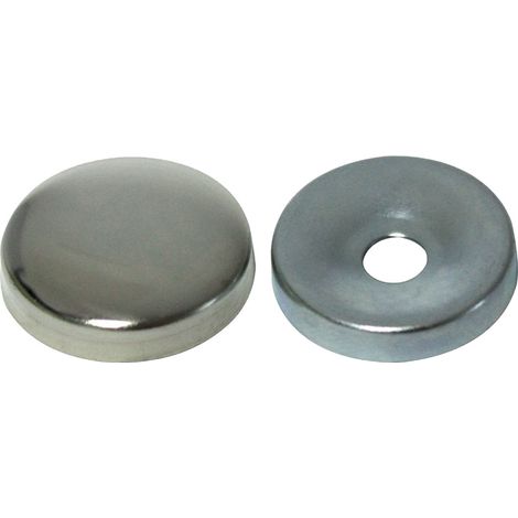 Borchia Coprivite Conica Ottone Nichelato 8 Mm 16 Mm