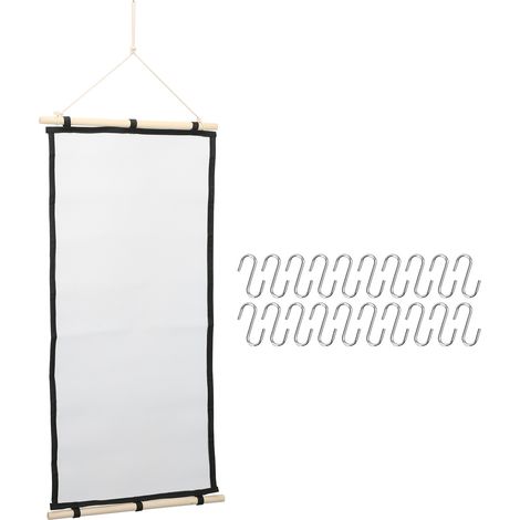 Porte-boucles d'oreilles mural multifonctionnel, support de rangement et étalage pour bijoux, colliers et accessoires. (1/5)