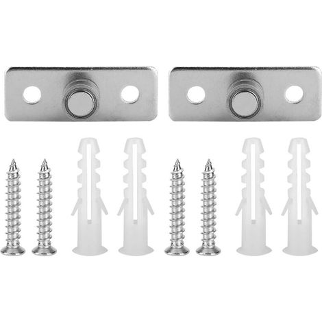 2 pièces en acier inoxydable porte de grange rouleau Guide de sol porte coulissante accessoires de quincaillerie (1/4)