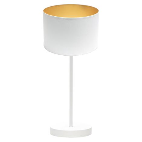 Lampada da tavolo Anuska 1xe14 bianco/bianco-oro 46x16x16x16 cm (1/2)