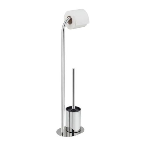 Porte-papier toilette et brosse WC LEVANTE, 2 en 1 (1/5)