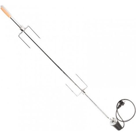 Somagic – Kit tournebroche électrique pour barbecue – Longueur 113 cm – Charge maximale 10 kg – Compatible avec rôtissoire universelle