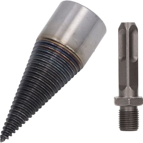 Foret à bois en acier au carbone haute dureté, amovible et résistant à l'usure, avec queue carrée de 32 mm / 1,26 po (1/5)