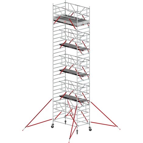 Altrex Fahrgerüst RS Tower 52-S Aluminium mit Safe-Quick und Holz-Plattform 10,20m AH 1,35x1,85m