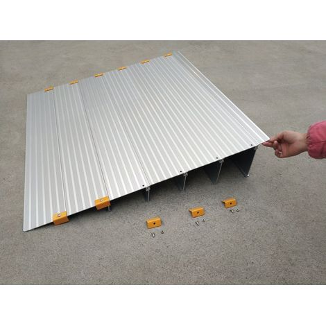 Plan incliné aluminium Modulaire - 7,5 cm