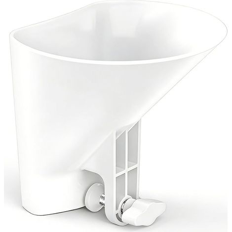 Entonnoir pour robot pâtissier, goulotte de versement à large ouverture pour robots sur socle, accessoire de bol pour biscuits, pain et ingrédients en poudre (1/5)