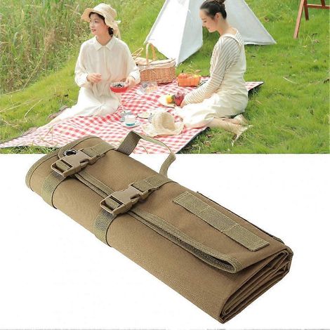 Tapis de pique-nique pliable en tissu Oxford 193 cm x 75 cm, résistant à l'humidité, multifonctionnel, couverture de tir, matériel portable pour l'extérieur (1/5)