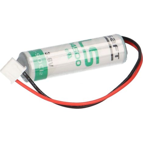 Ersatz Backup Batterie für Mitsubishi FX2N ER6C/ F2-40BL mit Kabel und Stecker FX1 FX2 FX FX2C F1 F1J F2 F-60M 3,6 Volt 2600mAh (1/5)