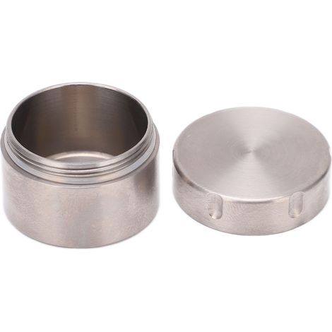 Boîte de Rangement Étanche Ronde en Titane pour Thé, Médicaments et Accessoires (1/5)