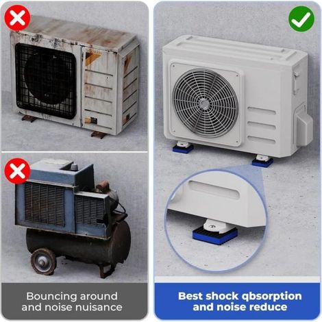 4 Patins Anti-Vibrations 2 x 2 Pouces, Pieds en Caoutchouc EVA, Isolation Acoustique, Imprimante 3D, Tapis de Course (1/4)