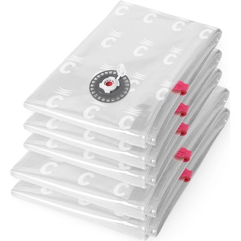 Compactor Set di 5 Sacchetti Aspirapolvere ASPISPACE Riutilizzabili e Ultra Resistenti (1/5)