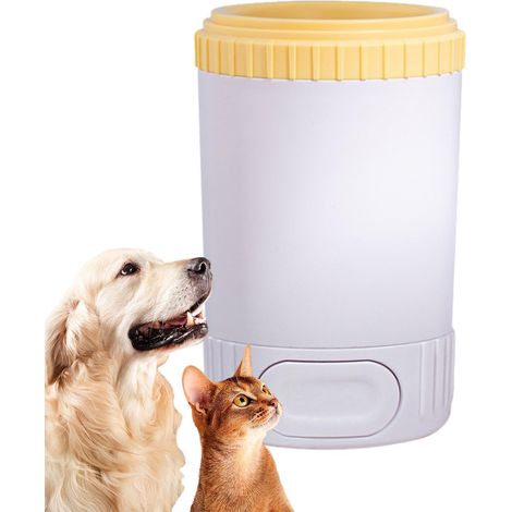 Nettoyeur de Griffes de Chien, Nettoyeur Automatique Pour Animaux de Compagnie, Gommage à la Boue de Silicone 3,54 X 3,54 Pouces
