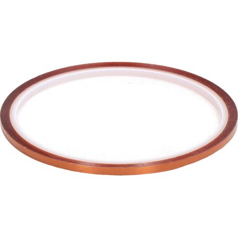 Lot de 10 rubans adhésifs isolants haute température marron foncé en polyimide pour transformateur, 3 mm (1/5)