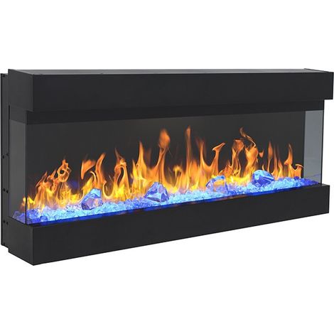IMPERIAL - Camino Elettrico Riscaldante Da Parete/Incasso A LED - Inserto 43"