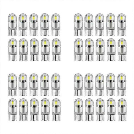 40 T10 168 194 W5W 6000K Canbus-Lampen für Kennzeichen-Seitenmarkierungsleuchten (1/5)