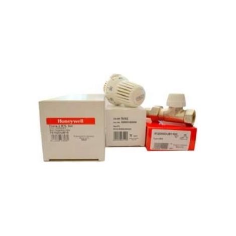 Kit de calefacción por suelo radiante: cabezal RTL, válvula recta de 1/2 pulgada con inserto UBG (1/4)