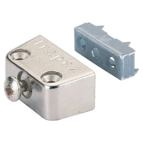 SC GIUNZIONE TRAPEZOIDALE BIANCO C/VITI 4 PZ- 1,0 pz