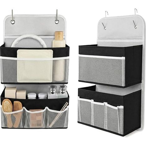 Hanging Storage, Hanging Shelf, Wall Organizer with Storage Rack, Shopping Bag Storage Suitable for Wardrobes, Behind Doors or in Motorhomes (1/5)