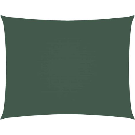 Maison Exclusive - Parasole a Vela Oxford Rettangolare 2,5x3,5 m Verde Scuro (1/5)