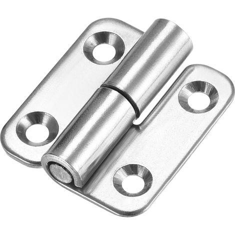 Charnière de porte pliante, Mini charnière en inox for droitier (1/4)