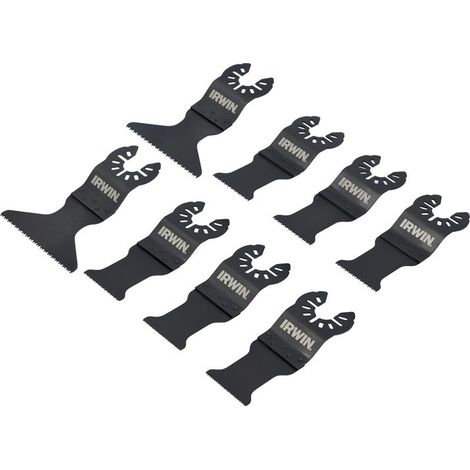 Irwin IW1017112 8-Piece Oscillating Multi-Tool Blade Set for Versatile Cutting and Sanding (1/3)