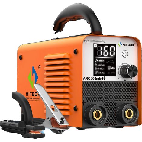Saldatrice 2 in 1 MMA e Lift TIG, design portatile, ARC200mini3, spina UE 220V-240V (1/5)