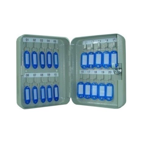 Armario Llavero 20 Llaves Vivah Metal Gris Vh99767