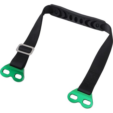 Cinturón de seguridad con eslinga delantera ajustable, accesorios de seguridad, repuesto universal para motos de cross Suzuki Kawasaki, color verde. (1/5)