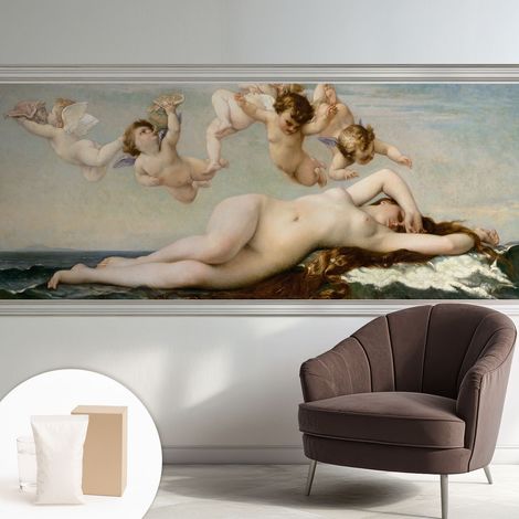 Carta Da Parati In Vlies - Fotomurale - Decorazione Paretie - Per Camera Da Letto - Per Soggiorno - Con Colla Gratuita Scena mitica 250x104 cm (1/5)