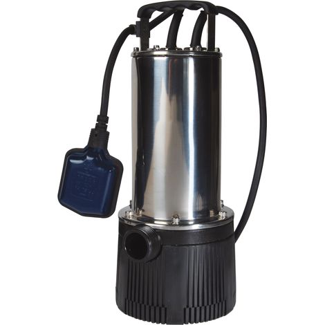 Spido – Pompe immergée 950 W – Débit 6 m³/h – Pression 3,4 bars – 3 turbines – Profondeur 2 à 7 m – Corps inox – Flotteur manque d'eau