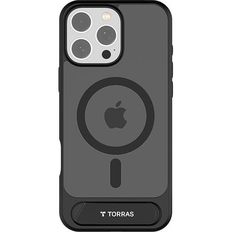 Funda Torras Pstand Series para iPhone 16 Pro (Negra)
