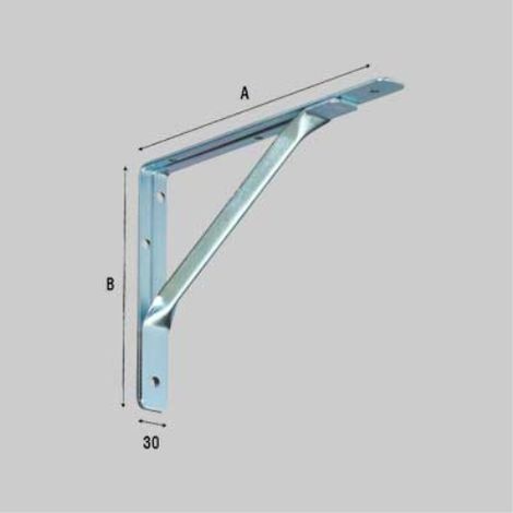 Reggimensola grande portata 395x245 mm - portata coppia max 215 kg (1/2)