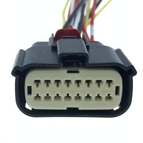 33472-1606 (domestic use) 33482-1601 Applicable to Ford Focus and Mondeo headlight sockets, 16-pin male/female connector – single plug