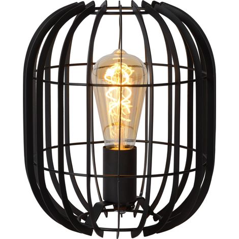 Lampe de table forme lanterne metal noir culot e27 - lucide - reda 65082131 65082131 65082131 65082131 65082131 65082131 65082131 65082131 65082131 65082131 65082131 65082131 (1/4)