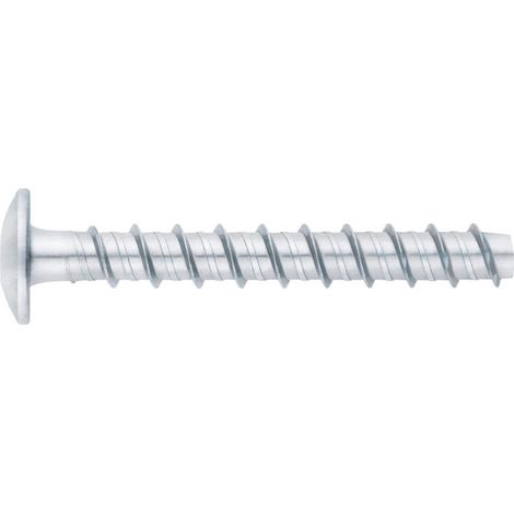 Vis a béton avec recouvrement zingué - Homologué ETE Opt.1 - Tête TRUSS Ø6 x 50 - Boite de 100
