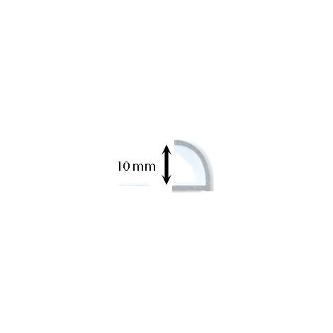 Capsula per profilo jolly proteggi angolo in pvc bianco : Modello - 10MM BIANCO (1/2)