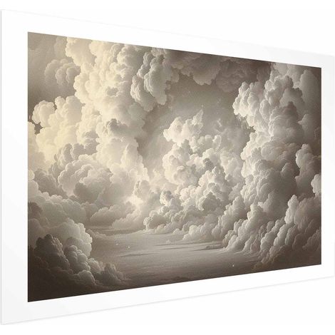 Poster – Das Flüstern erleuchteter Wolken: Sanftes Lichtspiel im Theater des Himmels (1/4)