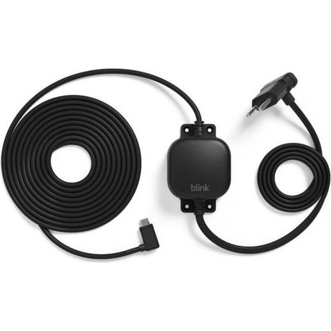 Adaptateur secteur résistant aux intempéries - BLINK HOME SECURITY - Noir - UE