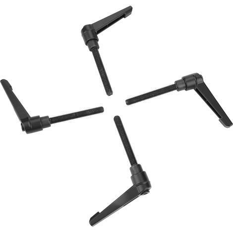 4 boutons de machine en métal, poignée de fixation réglable, filetage mâle M6 (32 mm) (1/5)