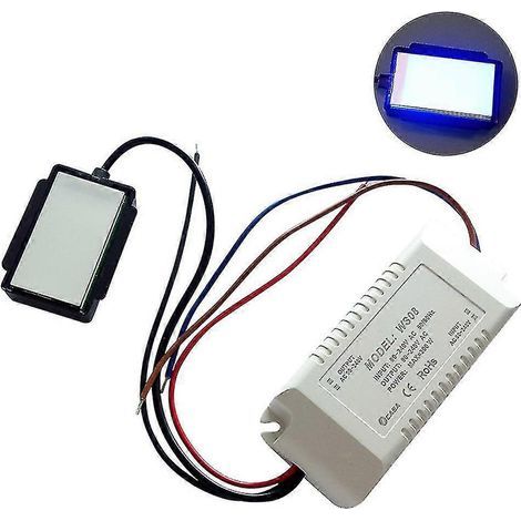 Interrupteur électrique 300 W pour miroir de salle de bain avec capteur tactile et éclairage LED. (1/5)