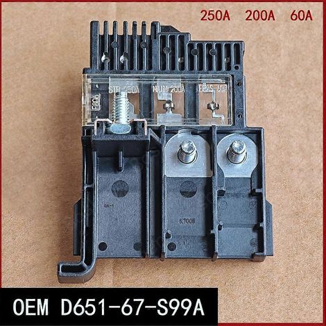 Le fusible automobile D651-67-S99A (D65167S99A, D651 67 S99A) est compatible avec Mazda Demio DE3AS DE3FS DE5FS et Mazda 2 de 250A 200A 60A. (1/5)