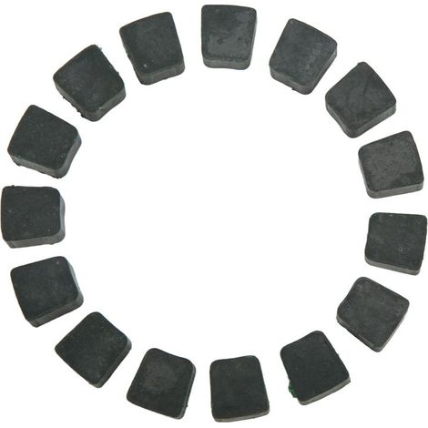 Lot de 15 plaquettes d'embrayage moteur carrées vertes de rechange pour vélos motorisés 49cc et 80cc (1/5)