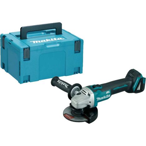 Makita DGA506ZJ Cordless LXT 18V Brushless 125mm Angle Grinder With MAKPAC Type 3 Carry Case