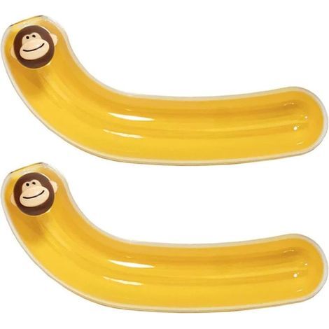 Étui de protection banane Pod 2 pièces Étui banane réutilisable Étui anti écrasement pour banane Conteneur de stockage de protecteur de banane pour le camping pique nique de voyage (1/5)