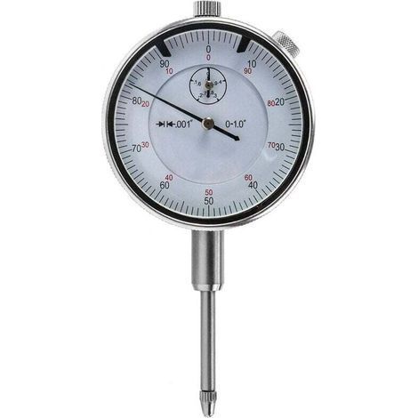 Comparador de cuadrante, calibre de medición y precisión de 0,01 (1/4)
