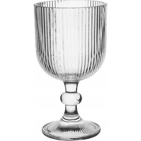 Copa de cristal con tallo, transparente, 370 ml, 1 unidad. Selena (1/2)