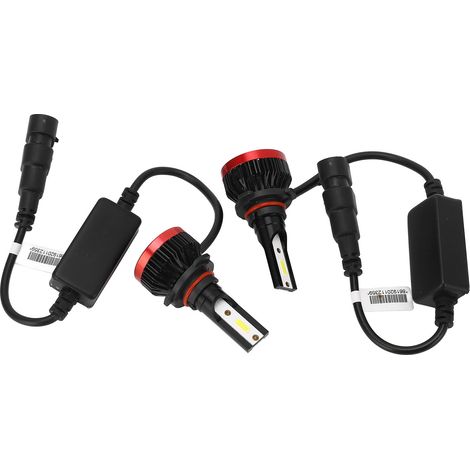 2 Phares LED Auto DC12V 6500LM 6000K Protection IP68 Lampe Avant Universelle 2 Pièces pour Véhicule Interface 9005 (1/5)