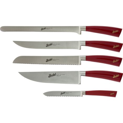 Elegancia Set 5 Red Chef Knives - Berkel (1/4)